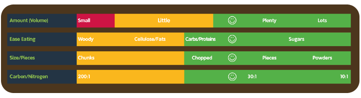 Food and Bacterial Activity