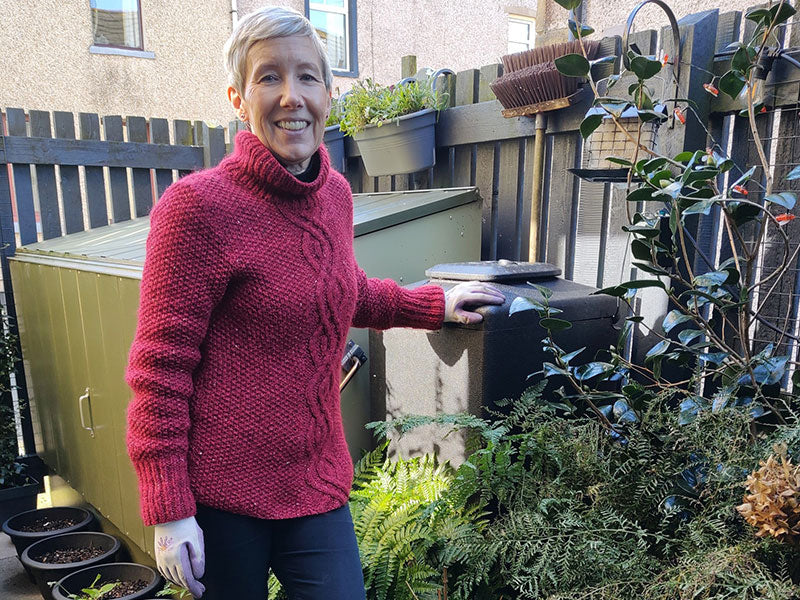 Composting in a small garden